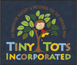 6' x 7' (68" x 84") ColorStar Impressions TINY TOTS Indoor Logo Mat