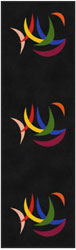 3' x 10' (35" x 119") ColorStar Impressions OHIO HISPANIC COALITION Indoor Logo Mat