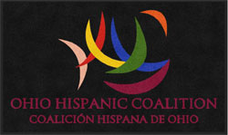 3' x 5' (35" x 59") Colorstar Impressions OHIO HISPANIC COALITION  Indoor Logo Mat