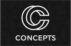 4' x 6'(45" x 69") Colorstar Impressions "CONCEPTS" Indoor Logo Mat