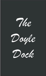 6' x 10' Eco Berber Logo THE DOYLE DOCK  Indoor/Outdoor Logo Mat
