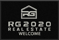 2' x 3' (24" x 35") Waterhog Impressions HD RG2020  Indoor-Outdoor Logo Mat