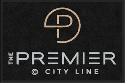 2 'x 3' (24" x 35") Digiprint HD  THE PREMIER  Indoor Logo Mat