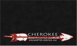 6' x 10' (68" x 119") Digiprint HD CHEROKEE   Indoor Logo mat