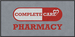 3' x 6' (35" x 69") Digiprint HD COMPLETE CARE  Indoor Logo Mat