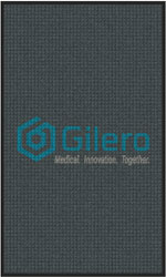 3' x 5' ( 35" x 59" ) Waterhog Impressions HD GILERO  Indoor/Outdoor Logo Mat