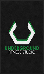 3' x 5' (35" x 59") Digiprint HD UNDERGROUND  Indoor Logo Mat