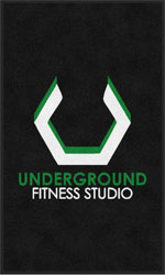 3' x 5' (35" x 59") Digiprint HD UNDERGROUND  Indoor Logo Mat