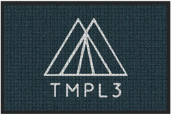 2 'x 3' (24" x 35") Waterhog Inlay TMPL3  Indoor/Outdoor Logo Mat