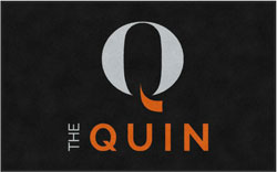 5' x 8' (58" x 95") Digiprint HDTHE QUIN Indoor Logo mat