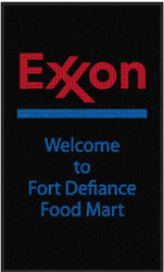 3' x 5' ( 35" x 59" ) Waterhog Impressions HD EXXON  Indoor/Outdoor Logo Mat