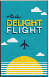 5' x 8' (58" x 95") Digiprint HD   DELIGHT FLIGHT  Indoor Logo mat