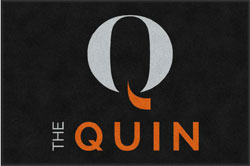 4' x 6'(45" x 69") Digiprint HD THE QUIN Indoor Logo Mat