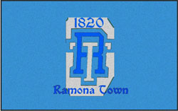 5' x 8' (58" x 95") Digiprint HD RAMONA TOWN  Indoor Logo mat
