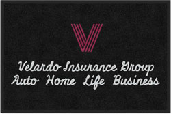 2 'x 3' (24" x 35") Digiprint HD VELARDO  Indoor Logo Mat