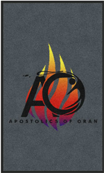 3' x 5' (35" x 59") Colorstar Impressions APOSTOLICS OF ORAN   Indoor Logo Mat