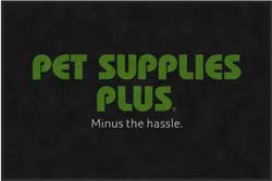 4' x 6' (45" x 69") ColorStar Impressions PET SUPPLIES PLUS Indoor Logo Mat