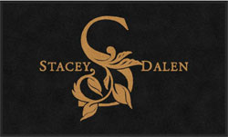 3' x 5' (35" x 58") Digiprint HD STACEY DALEN  Indoor Logo Mat