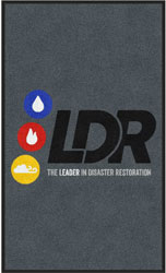 3' x 5' (35" x 59") Colorstar Impressions LDR   Indoor Logo Mat