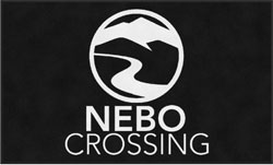 6' x 10' (68" x 119") ColorStar Impressions NEBO CROSSING  Indoor Logo Mat