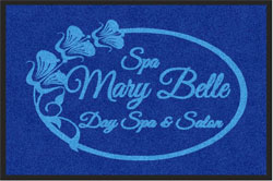 2 'x 3' (24" x 35") Digiprint HD SPA MARY BELLE Indoor Logo Mat