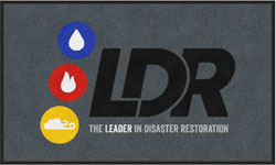 3' x 5' (35" x 59") Colorstar Impressions LDR   Indoor Logo Mat