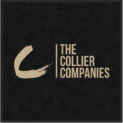 3' x 3' (35" x 35") Digiprint HD  THE COLLIER COMPANIES Indoor Logo Mat