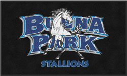 3' x 5' (35" x 59") Colorstar Impressions BUENA PARK  Indoor Logo Mat