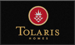 3' x 5' ( 35" x 59" ) Waterhog Impressions HD TOLARIS HOMES  Indoor/Outdoor Logo Mat