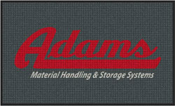 3' x 5' ( 35" x 59" ) Waterhog Impressions HD ADAMS INC Indoor/Outdoor Logo Mat