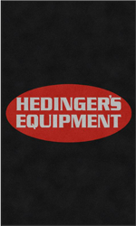 6' x 10' (68" x 119") ColorStar Impressions HEDINGER'S Indoor Logo Mat