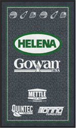 3' x 5' (35" x 58") Digiprint HD HELENA GOWAN Indoor Logo Mat