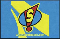 4' x 6'(45" x 69") Digiprint HD  SCRUBTASTIC YW  Indoor Logo Mat