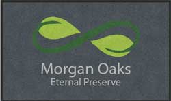 3' x 5' (35" x 59") Colorstar Impressions MORGAN OAKS Indoor Logo Mat