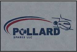 4' x 6'(45" x 69") Digiprint HD POLLARD SPARES  Indoor Logo Mat