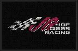 2' x 3' (24" x 35") Waterhog Impressions HD JOE GIBBS RACING  Indoor-Outdoor Logo Mat