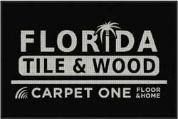 4' x 6' (45" x 69") Waterhog Impressions HD FLORIDA TITLE Indoor/Outdoor Logo Mat