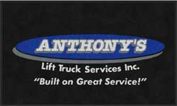 3' x 5' (35" x 58") Digiprint HD ANTHONY'S  Indoor Logo Mat