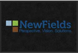 2 'x 3' (24" x 35") Digiprint HD NEW FIELDS  Indoor Logo Mat
