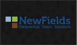 3' x 5' (35" x 58") Digiprint HD  NEW FIELDS Indoor Logo Mat