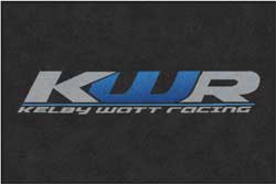 4' x 6'(45" x 69") Digiprint HD KWR Indoor Logo Mat