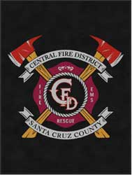 6' x 8' (68" x 95") ColorStar Impressions CENTRAL FIRE DISTRICT Indoor Logo Mat