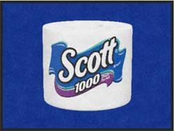 3' x 4' (35" x 45") Digiprint HD SCOTT 1000 ROLL   Indoor Logo Mat