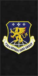 4' x 8' (45" x 95") Digiprint HD 726TH OPERATIONS GROUP  Indoor Logo Mat