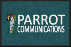 2 'x 3' (24" x 35") Digiprint HD PARROT Indoor Logo Mat