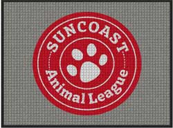 3' x 4' (35" x 45") Waterhog Impressions HD SUNCOAST  Indoor-Outdoor Logo Mat