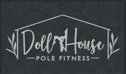 3' x 5' (35" x 59") Colorstar Impressions  DOLL HOUSE  Indoor Logo Mat
