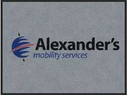 3' x 4' (35" x 45") Digiprint HD  ALEXANDER'S  Indoor Logo Mat