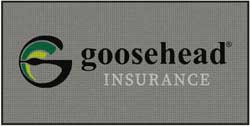 4' x 8' (45" x 95") Waterhog Impressions HD GOOSEHEAD  Indoor/ Outdoor Logo Mat