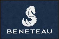 4' x 6' (45" x 69") Digiprint HD  BENETEAU   Indoor Logo Mat